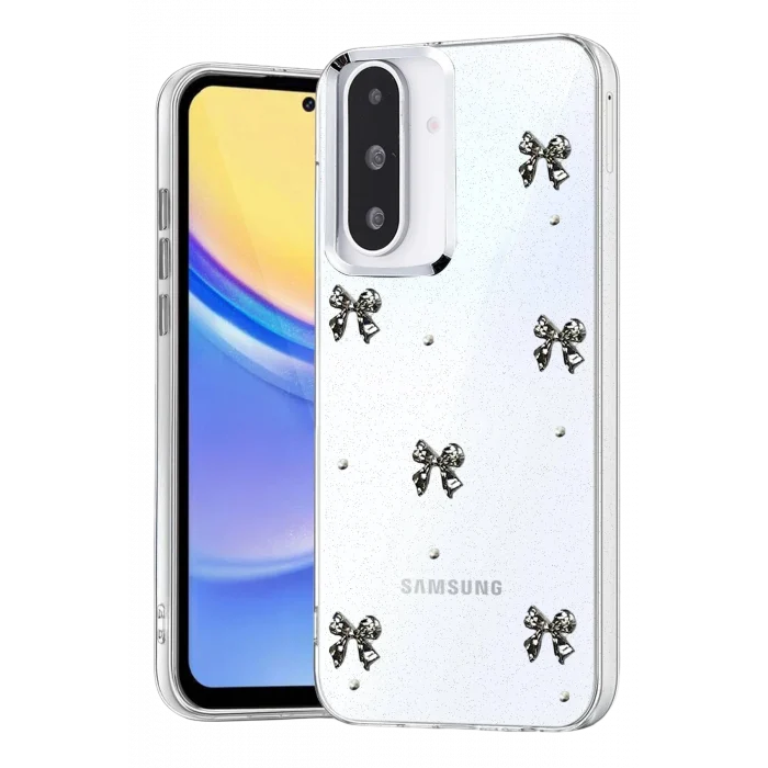 Mey İthalat®  Samsung Galaxy A26 Fiyonk Desenli Kapak - Desen 5