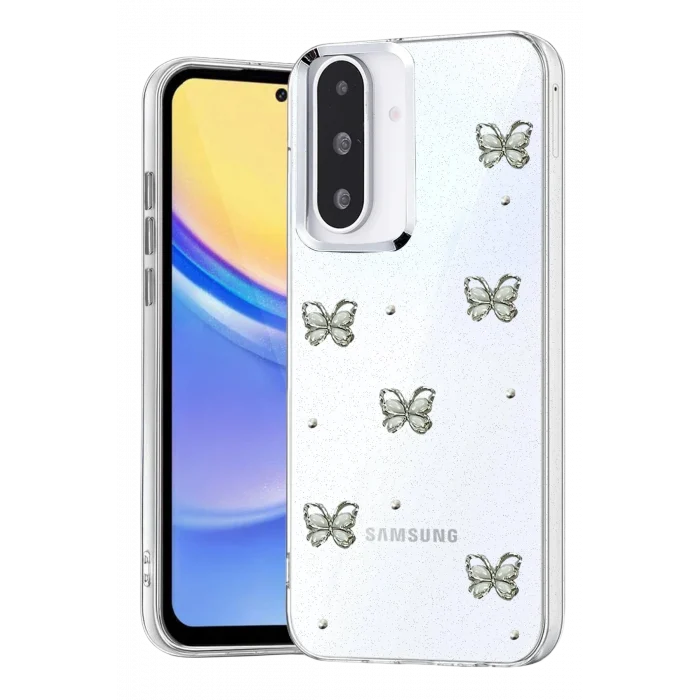Mey İthalat®  Samsung Galaxy A26 Fiyonk Desenli Kapak - Desen 9