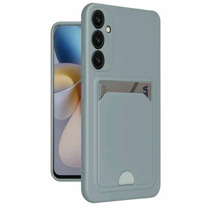 Mey İthalat®  Samsung Galaxy A26 Kılıf Kelvin Kartvizitli Silikon - Açık Yeşil