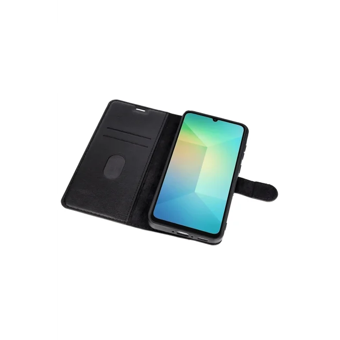 Mey İthalat®  Samsung Galaxy A26 Kılıf Trend S Plus Kapaklı Kılıf - Siyah