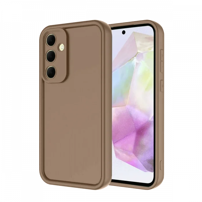 Mey İthalat®  Samsung Galaxy A26 Kılıf Viera Silikon - Kahverengi