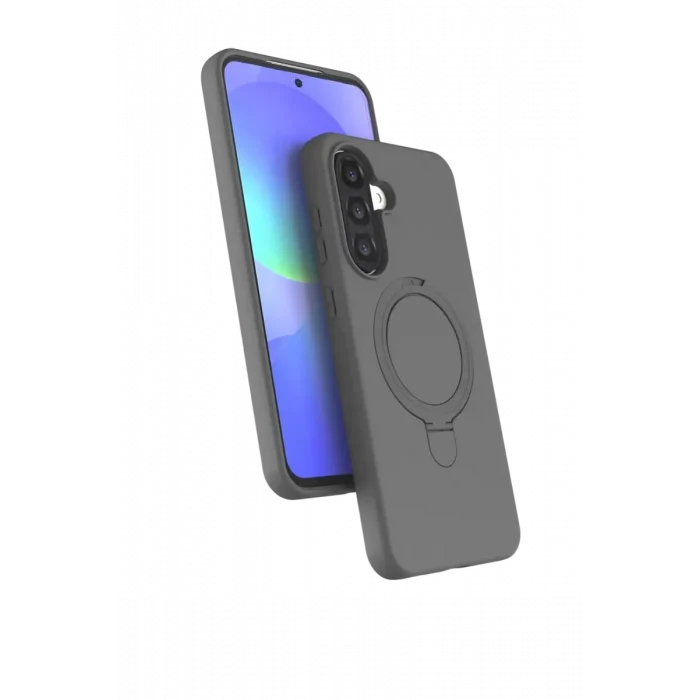Mey İthalat®  Samsung Galaxy A26 Regal Magsafe Standlı Kapak - Titan Gri