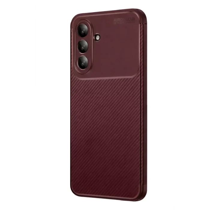 Mey İthalat®  Samsung Galaxy A27 5G Auto Focus Karbon Kapak - Bordo