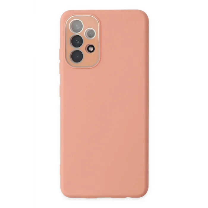 Mey İthalat®  Samsung Galaxy A33 5G Kılıf Lansman Glass Kapak - Pembe