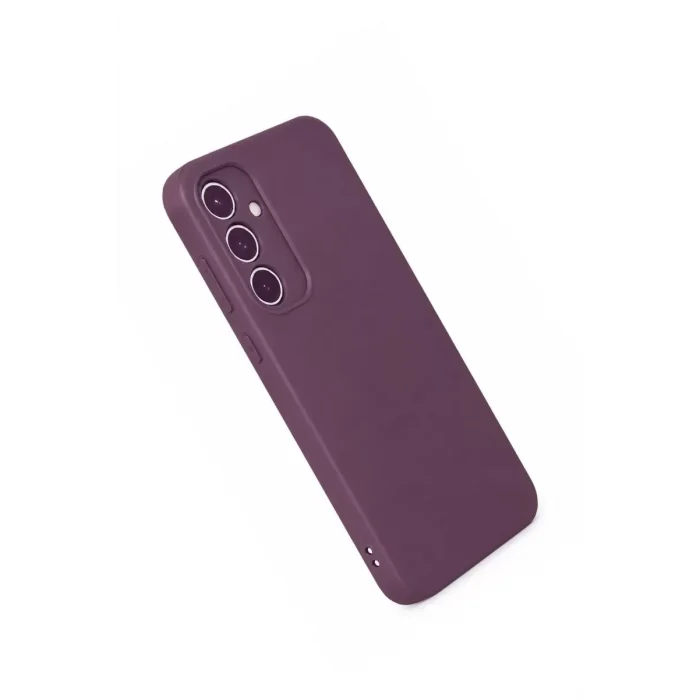 Mey İthalat®  Samsung Galaxy A35 5G Kılıf First Silikon - Mürdüm