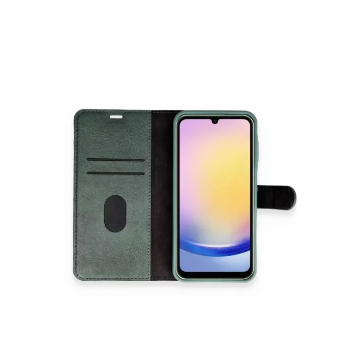 Mey İthalat®  Samsung Galaxy A35 5G Kılıf Trend S Plus Kapaklı Kılıf - Siyah