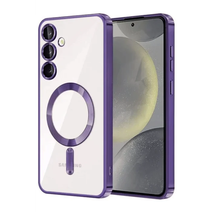 Mey İthalat®  Samsung Galaxy A35 5G Kross Magneticsafe Kapak - Mor