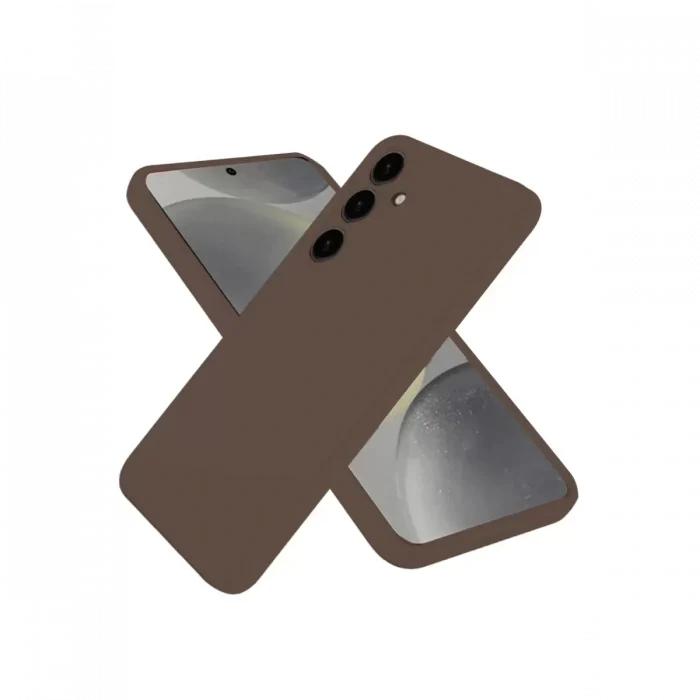 Mey İthalat®  Samsung Galaxy A36 Kılıf First Silikon - Kahverengi