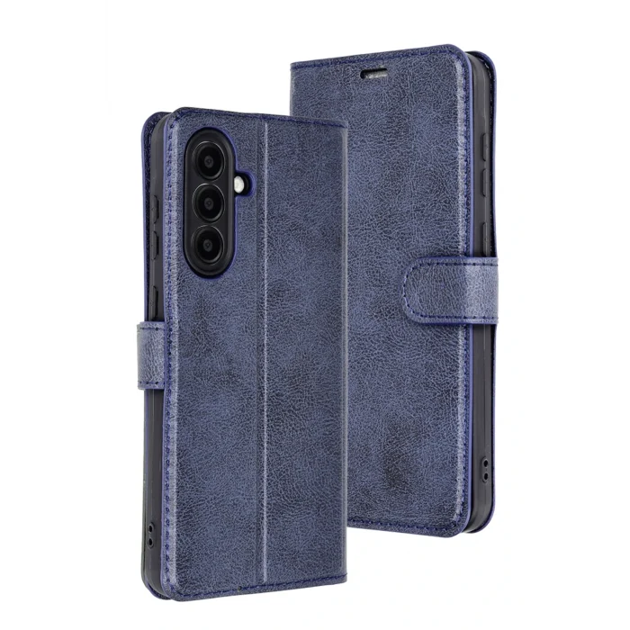 Mey İthalat®  Samsung Galaxy A36 Kılıf Trend S Plus Kapaklı Kılıf - Lacivert