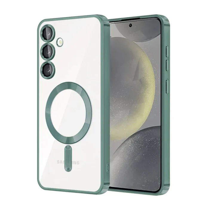 Mey İthalat®  Samsung Galaxy A36 Kross Magneticsafe Kapak - Koyu Yeşil
