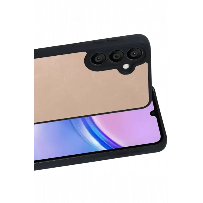 Mey İthalat®  Samsung Galaxy A37 5G Aras Deri Kapak - Pudra
