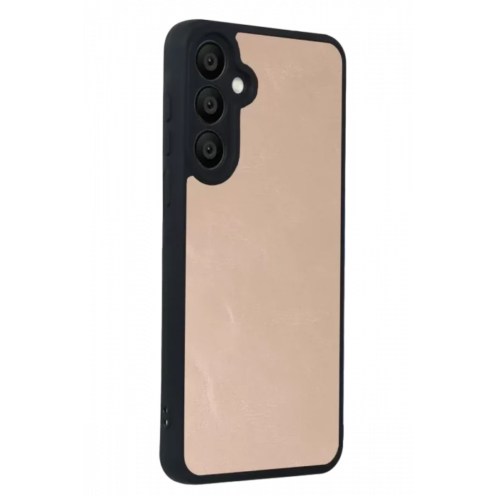 Mey İthalat®  Samsung Galaxy A37 5G Aras Deri Kapak - Pudra