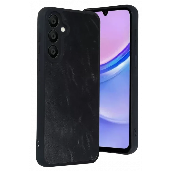 Mey İthalat®  Samsung Galaxy A37 5G Aras Deri Kapak - Siyah