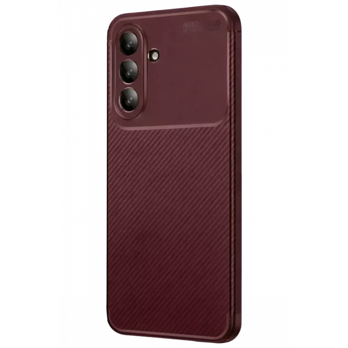 Mey İthalat®  Samsung Galaxy A37 5G Auto Focus Karbon Kapak - Bordo