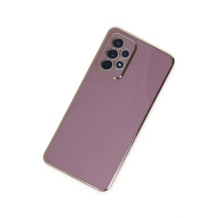 Mey İthalat®  Samsung Galaxy A52 Kılıf Volet Silikon - Mor