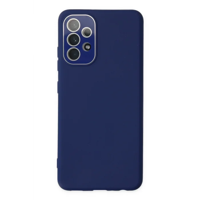 Mey İthalat®  Samsung Galaxy A53 5G Kılıf Lansman Glass Kapak - Sky Blue
