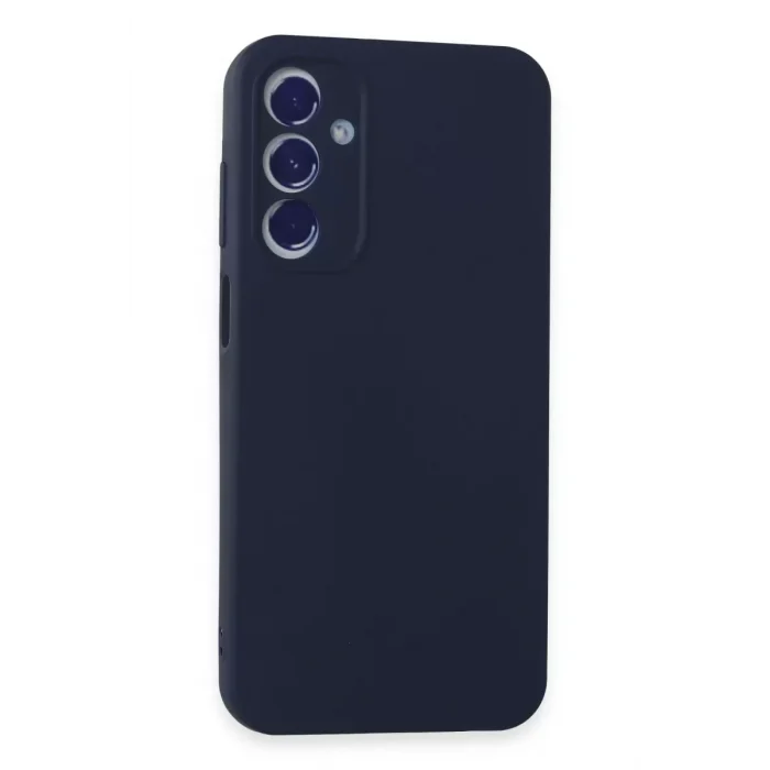 Mey İthalat®  Samsung Galaxy A55 5G Kılıf First Silikon - Lacivert