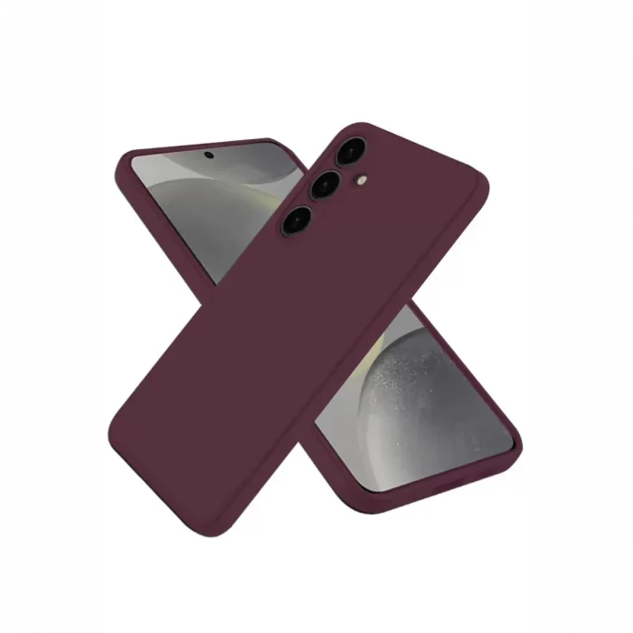 Mey İthalat®  Samsung Galaxy A56 Kılıf First Silikon - Mürdüm
