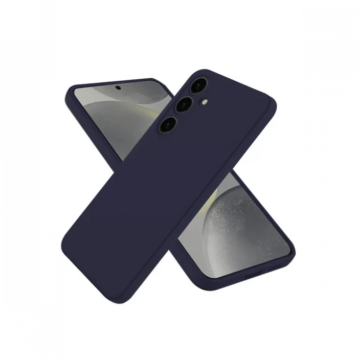 Mey İthalat®  Samsung Galaxy A56 Kılıf Nano içi Kadife Silikon - Lacivert