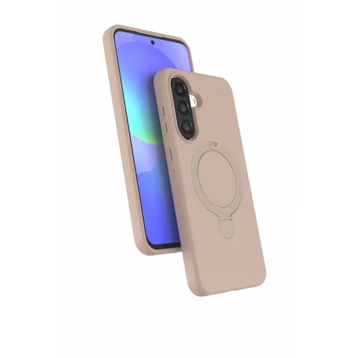 Mey İthalat®  Samsung Galaxy A56 Regal Magsafe Standlı Kapak - Çöl Titanyum