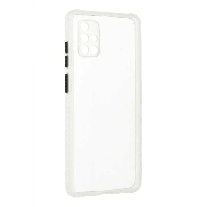 Mey İthalat®  Samsung Galaxy A71 Kılıf Miami Şeffaf Silikon - Şeffaf
