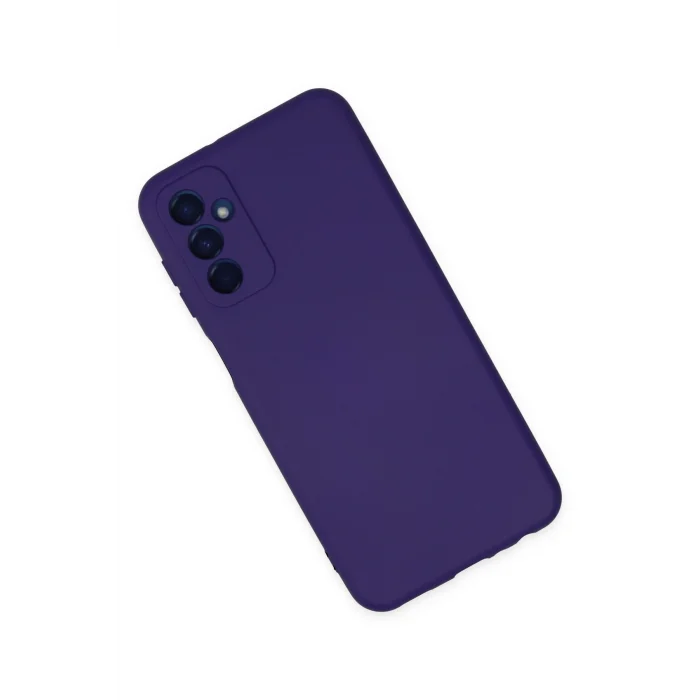 Mey İthalat®  Samsung Galaxy M23 Kılıf Nano içi Kadife Silikon - Mor
