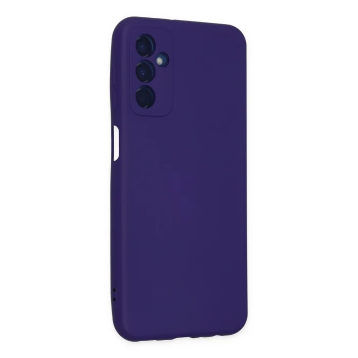 Mey İthalat®  Samsung Galaxy M23 Kılıf Nano içi Kadife Silikon - Mor