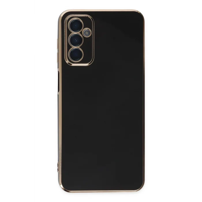 Mey İthalat®  Samsung Galaxy M23 Kılıf Volet Silikon - Siyah