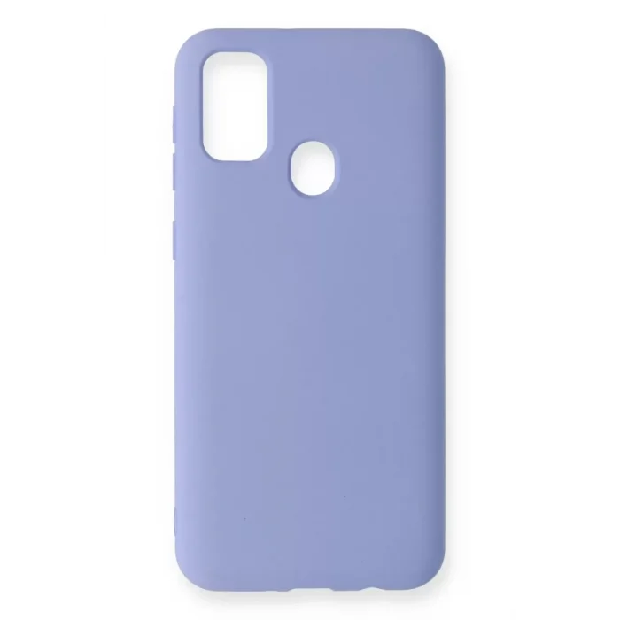 Mey İthalat®  Samsung Galaxy M31 Kılıf Nano içi Kadife Silikon - Lila