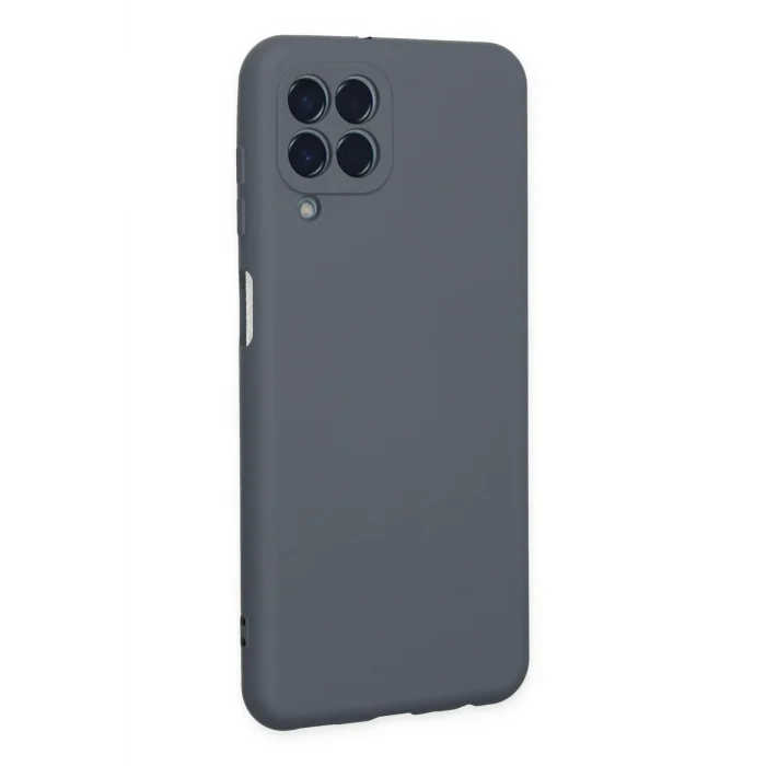 Mey İthalat®  Samsung Galaxy M33 Kılıf Nano içi Kadife Silikon - Gri