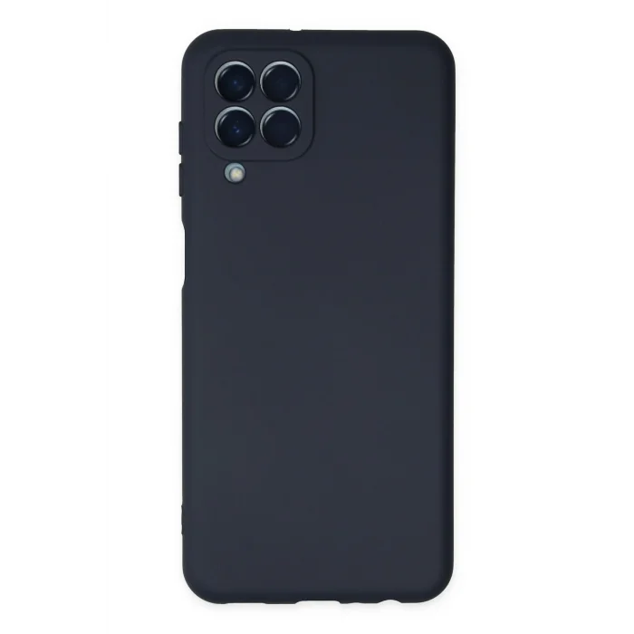 Mey İthalat®  Samsung Galaxy M33 Kılıf Nano içi Kadife Silikon - Lacivert