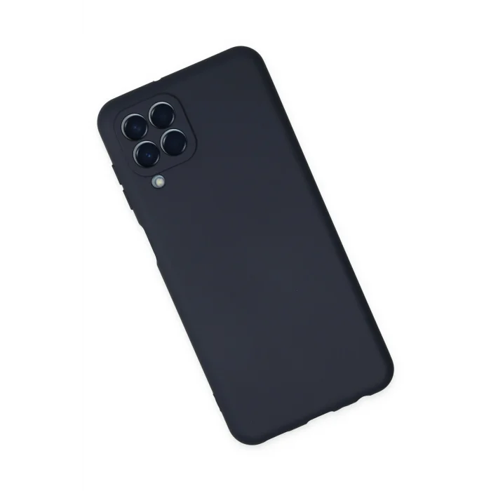 Mey İthalat®  Samsung Galaxy M33 Kılıf Nano içi Kadife Silikon - Lacivert