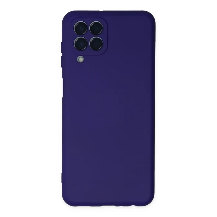 Mey İthalat®  Samsung Galaxy M33 Kılıf Nano içi Kadife Silikon - Mor