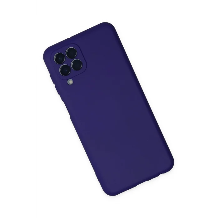 Mey İthalat®  Samsung Galaxy M33 Kılıf Nano içi Kadife Silikon - Mor