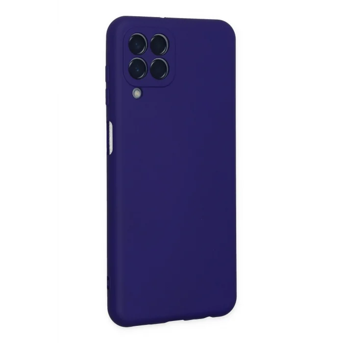 Mey İthalat®  Samsung Galaxy M33 Kılıf Nano içi Kadife Silikon - Mor