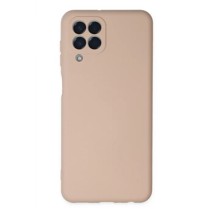 Mey İthalat®  Samsung Galaxy M33 Kılıf Nano içi Kadife Silikon - Pudra