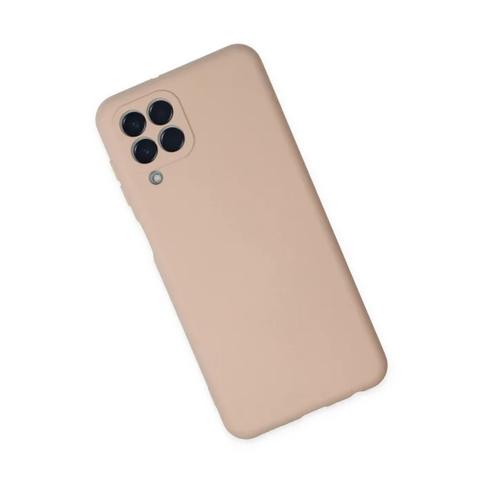Mey İthalat®  Samsung Galaxy M33 Kılıf Nano içi Kadife Silikon - Pudra