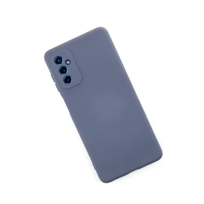 Mey İthalat®  Samsung Galaxy M52 5G Kılıf Nano içi Kadife Silikon - Gri