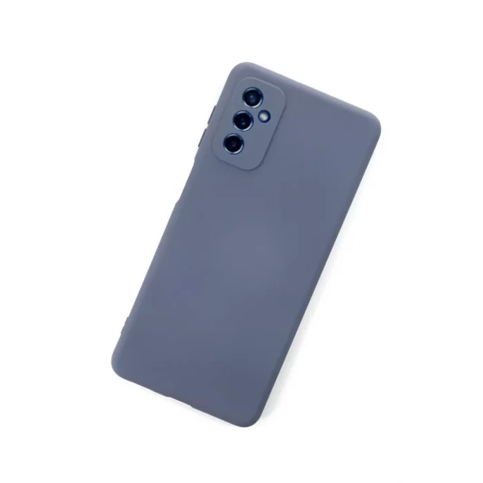 Mey İthalat®  Samsung Galaxy M52 5G Kılıf Nano içi Kadife Silikon - Gri