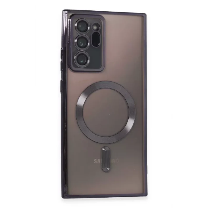 Mey İthalat®  Samsung Galaxy Note 20 Ultra Kılıf Kross Magneticsafe Kapak - Mor