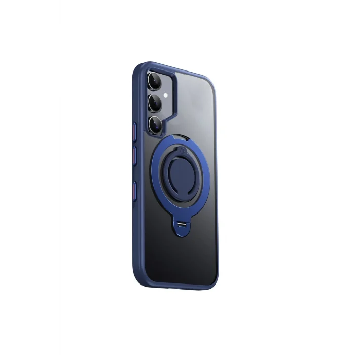 Mey İthalat®  Samsung Galaxy S24 Avatar 360 Dönen Magsafe Kapak - Lacivert