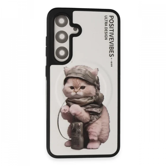 Mey İthalat®  Samsung Galaxy S24 Fun Magsafe Kapak - Beyaz