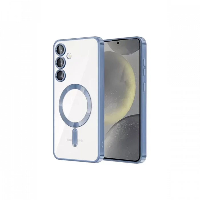 Mey İthalat®  Samsung Galaxy S24 Kılıf Kross Magneticsafe Kapak - Sierra Blue