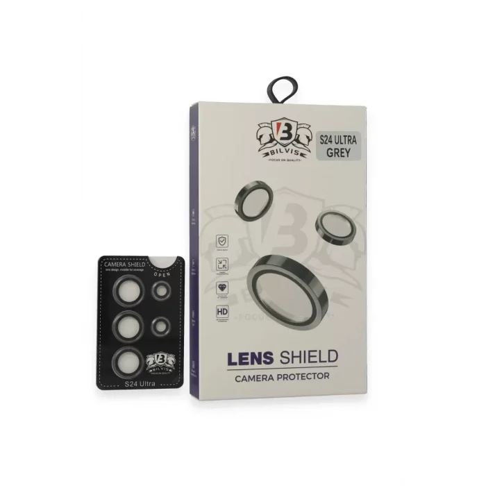 Mey İthalat®  Samsung Galaxy S24 Ultra Bilvis Titan Kamera Lens - Titan Gri