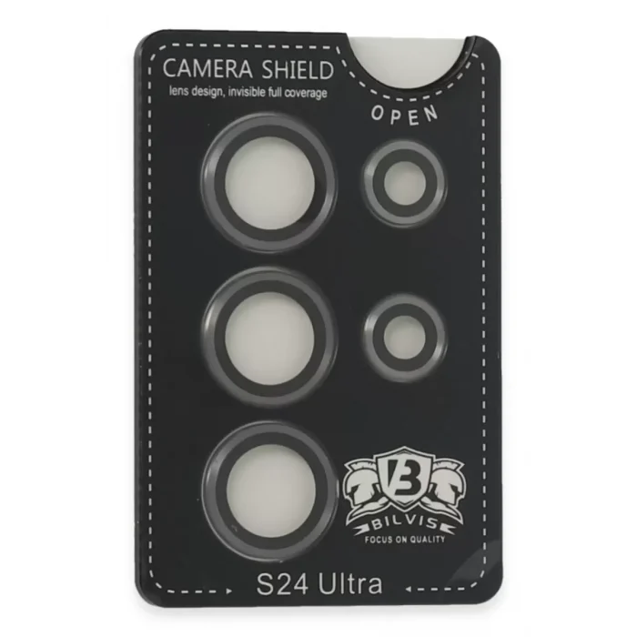 Mey İthalat®  Samsung Galaxy S24 Ultra Bilvis Titan Kamera Lens - Titan Gri