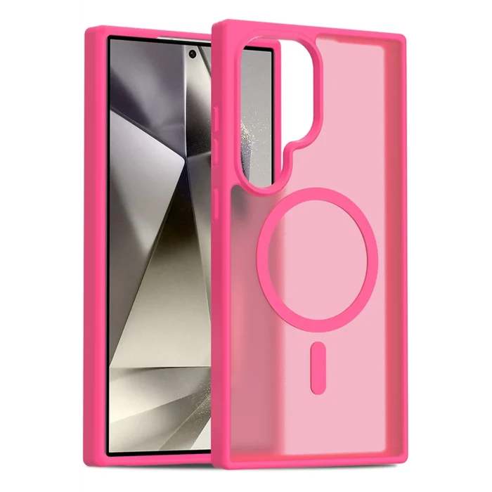 Mey İthalat®  Samsung Galaxy S24 Ultra Jota Magsafe Kapak - Rose