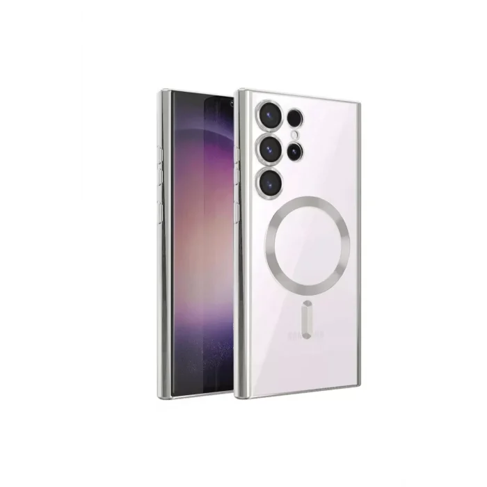 Mey İthalat®  Samsung Galaxy S24 Ultra Kılıf Kross Magneticsafe Kapak - Titan Gri