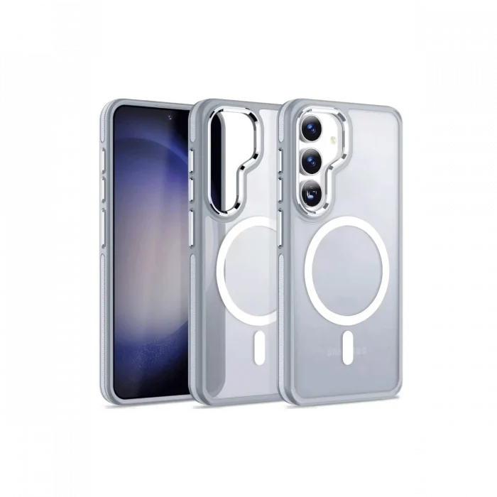 Mey İthalat®  Samsung Galaxy S24 Winner Magsafe Kapak - Gri