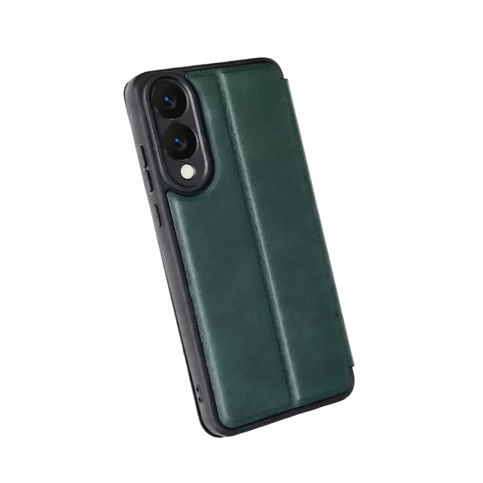 Mey İthalat®  Samsung Galaxy S25 Edge Flip Cover - Koyu Yeşil