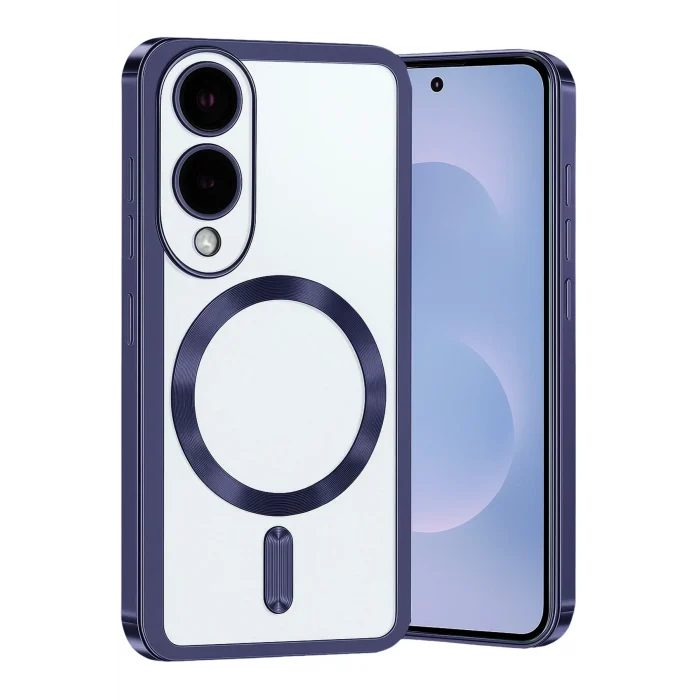 Mey İthalat®  Samsung Galaxy S25 Edge Kross Magneticsafe Kapak - Lacivert